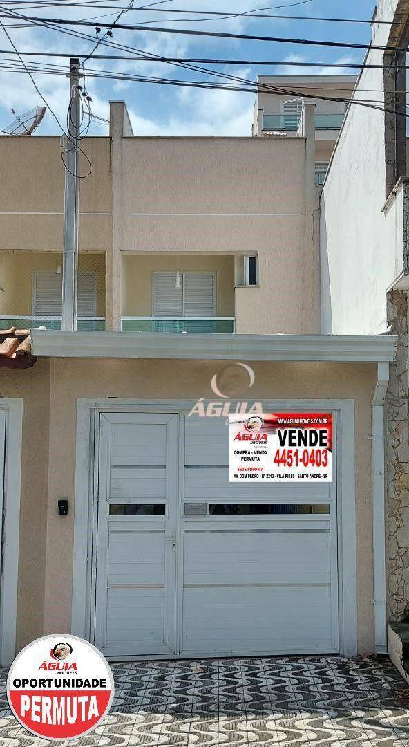 Sobrado com 3 dormitórios à venda, 142 m² por R$ 760.000,00 - Vila Pires - Santo André/SP