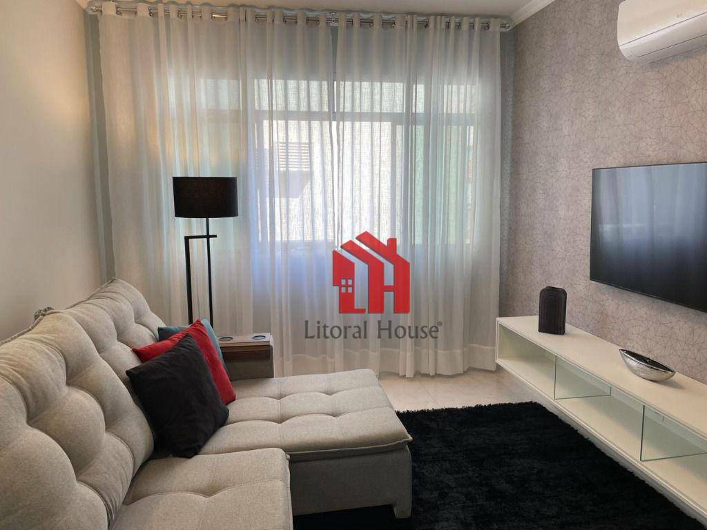 Apartamento, 72 m² - venda por R$ 587.000,00 ou aluguel por R$ 4.600,00/mês - Pompéia - Santos/SP