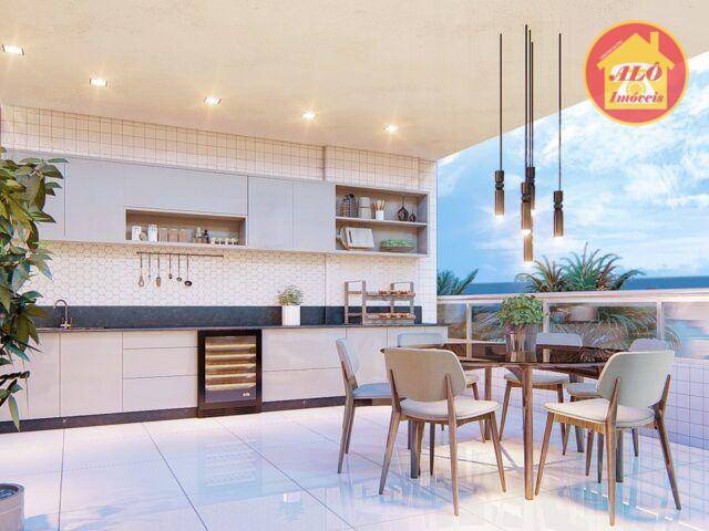 Apartamento com 2 dormitórios à venda, 140 m² por R$ 595.000,00 - Vila Caiçara - Praia Grande/SP