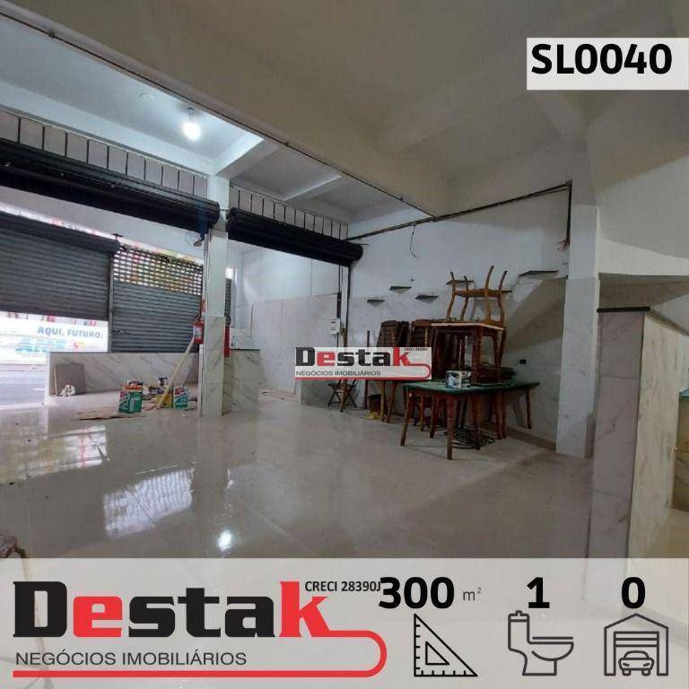 Salão para alugar, 300 m² por R$ 3.300,00/mês - Centro - São Bernardo do Campo/SP