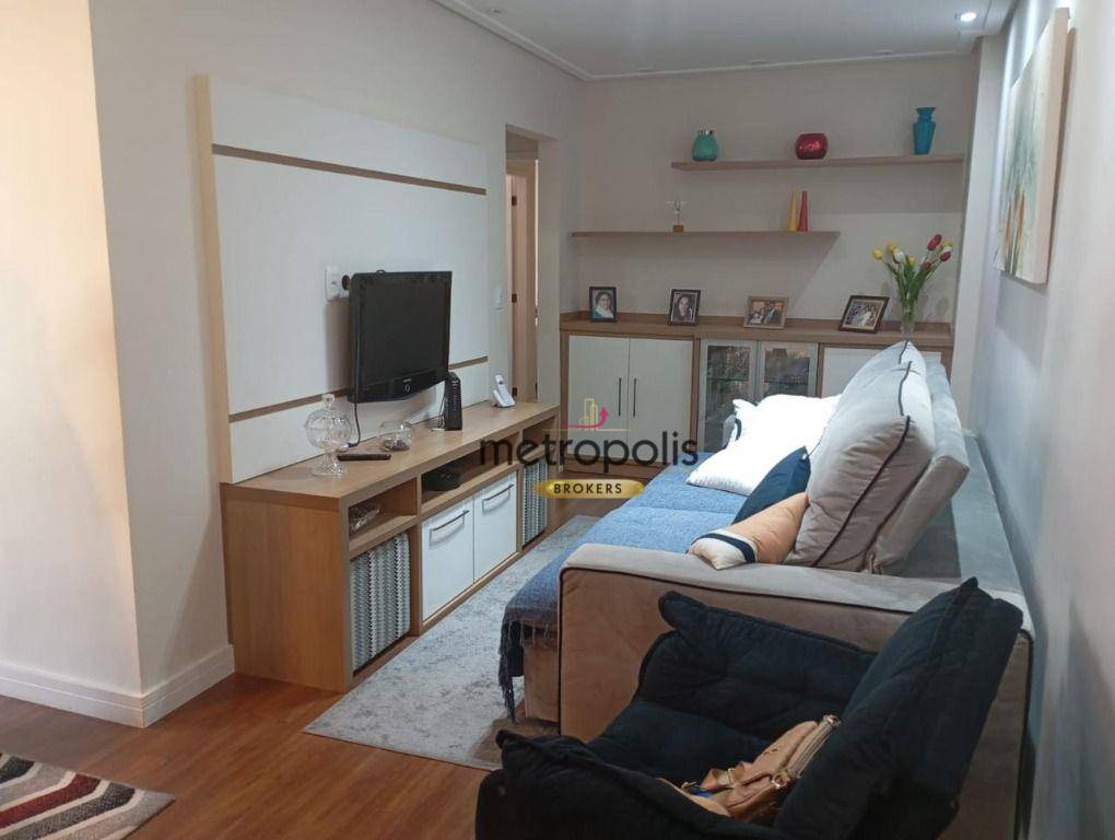 Apartamento com 2 dormitórios para alugar, 72 m² por R$ 3.637,35/mês - Santa Maria - São Caetano do Sul/SP