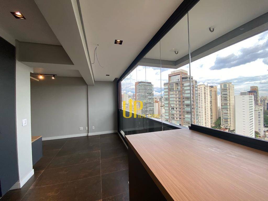 Apartamento com 1 dormitório para alugar, 44 m² por R$ 7.155/mês - Pinheiros - São Paulo/SP
