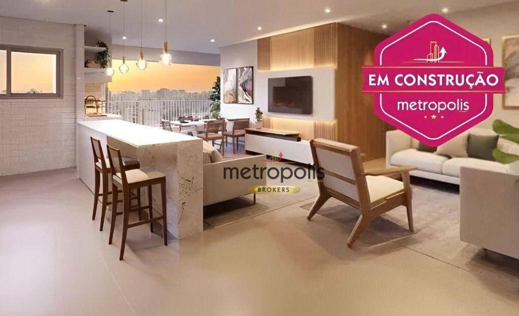 Apartamento com 3 dormitórios à venda, 115 m² por R$ 1.284.000,00 - Centro - São Caetano do Sul/SP