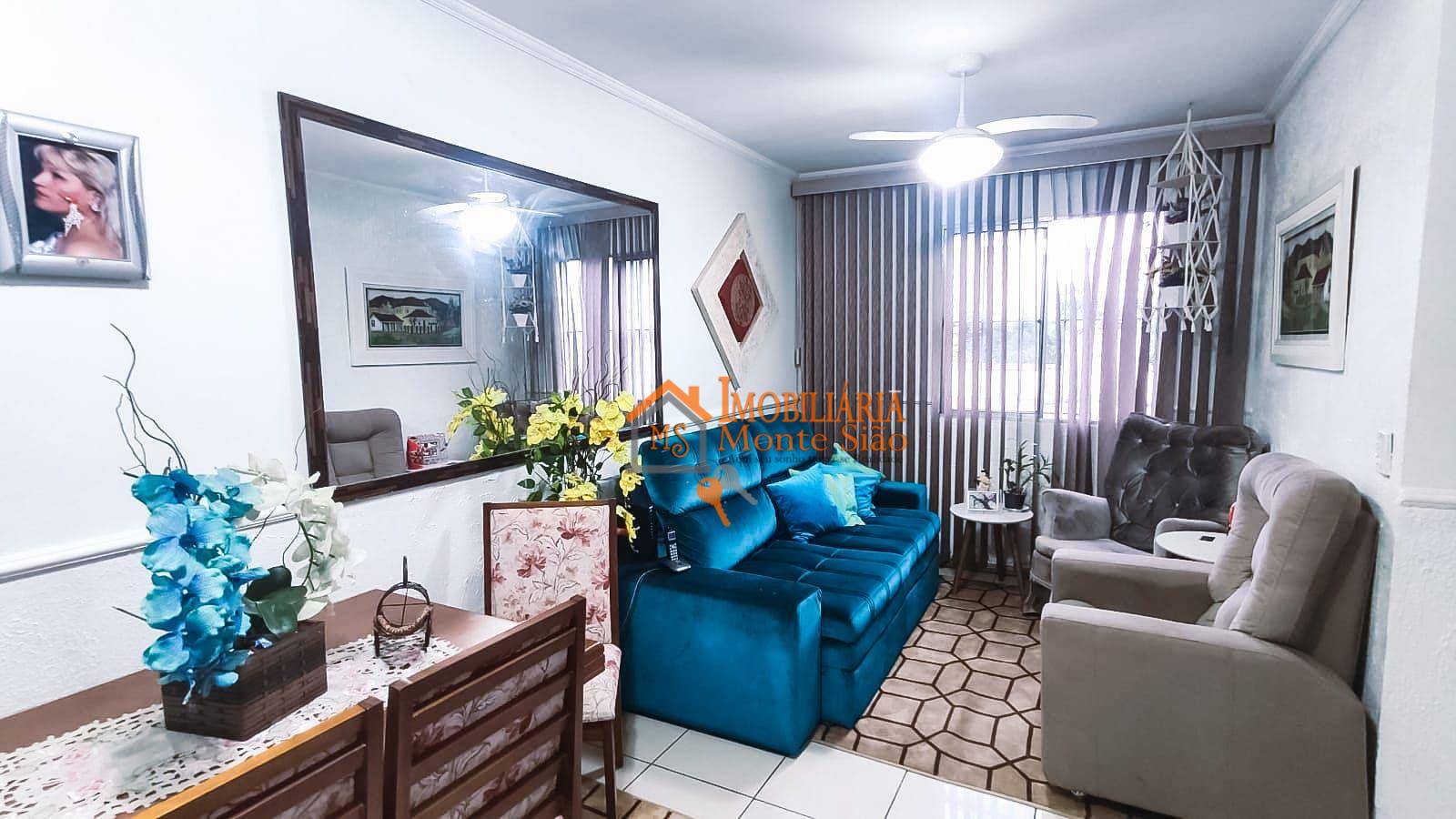 Apartamento com 2 dormitórios, 60 m² - venda por R$ 286.000,00 ou aluguel por R$ 2.084,00/mês - Vila Nossa Senhora de Fátima - Guarulhos/SP