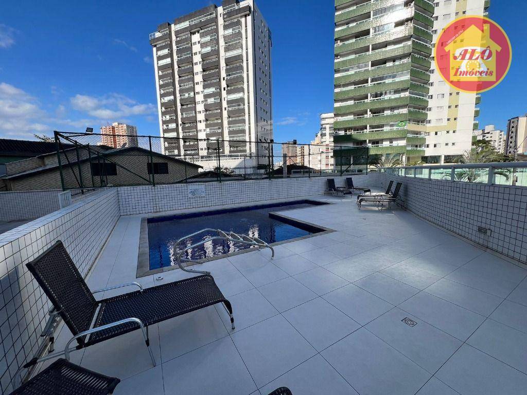 Apartamento com 2 quartos à venda, 61 m² por R$ 385.000 - Vila Guilhermina - Praia Grande/SP