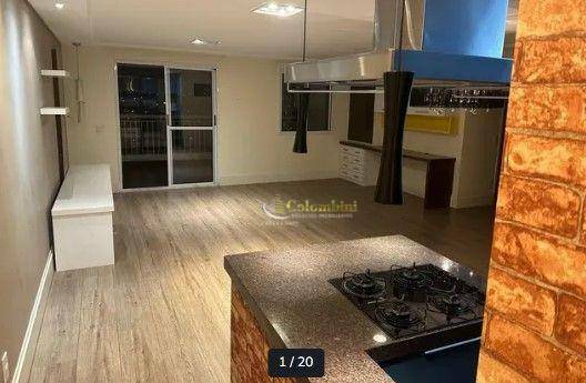 Apartamento com 3 dormitórios, 115 m² - venda por R$ 1.120.000,00 ou aluguel por R$ 6.472,00/mês - Vila Valparaíso - Santo André/SP