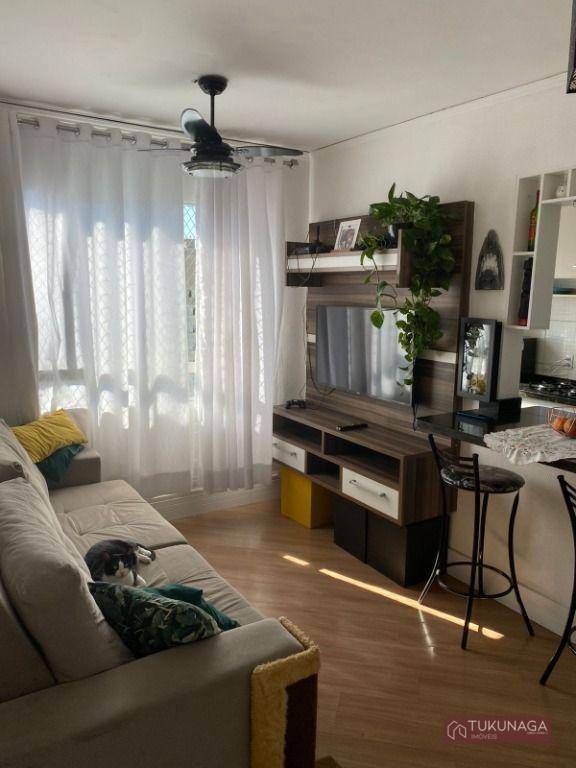 Apartamento com 2 dormitórios para alugar, 47 m² por R$ 2.167,00/mês - Ponte Grande - Guarulhos/SP