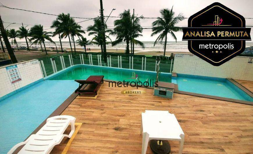 Apartamento com 2 dormitórios à venda, 74 m² por R$ 370.000,00 - Vila Atlântica - Mongaguá/SP