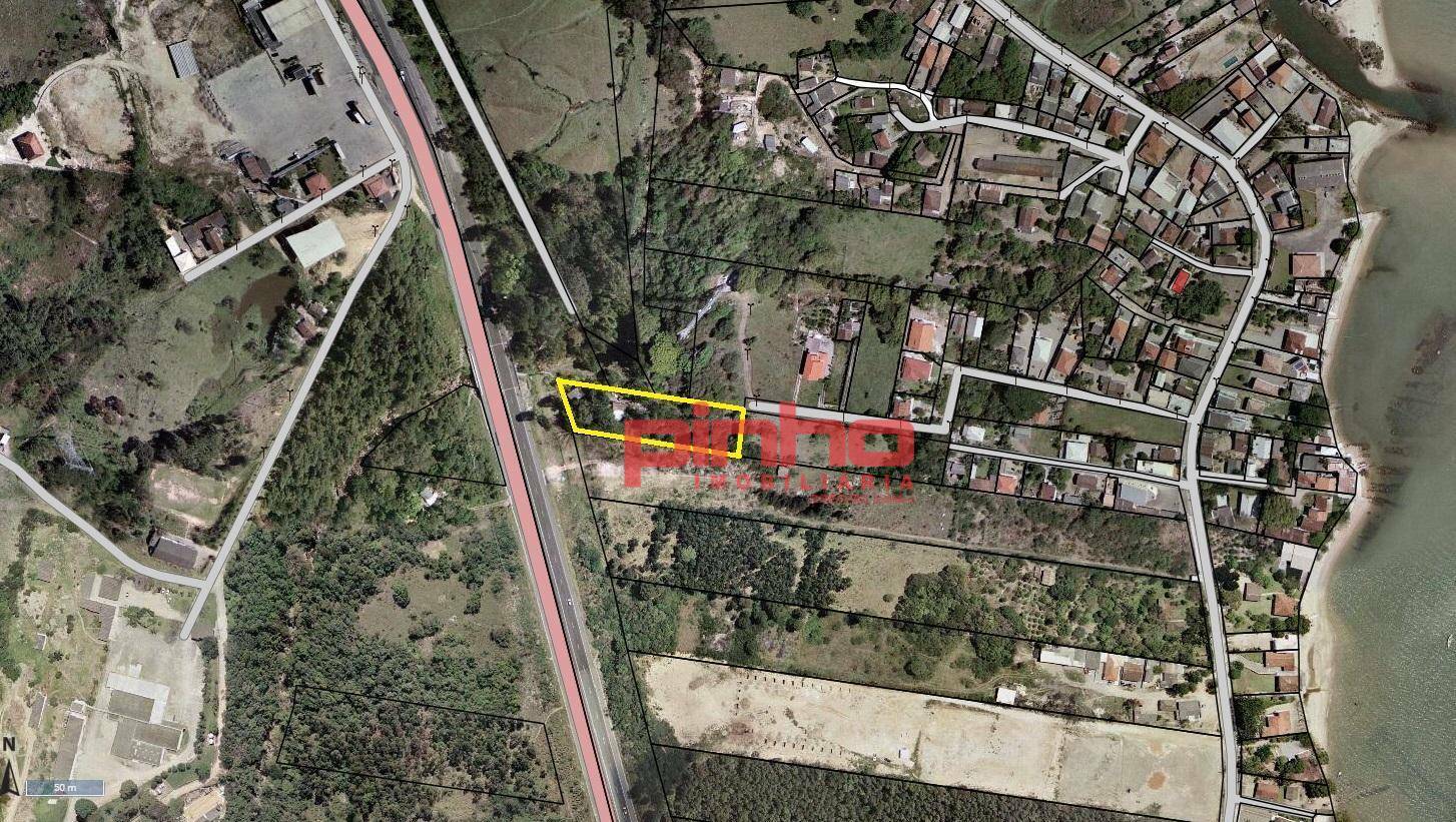 Terreno de frente BR-101 à venda, 6.225,75m² por R$ 370.000,00 - Praia de Fora - Palhoça/SC