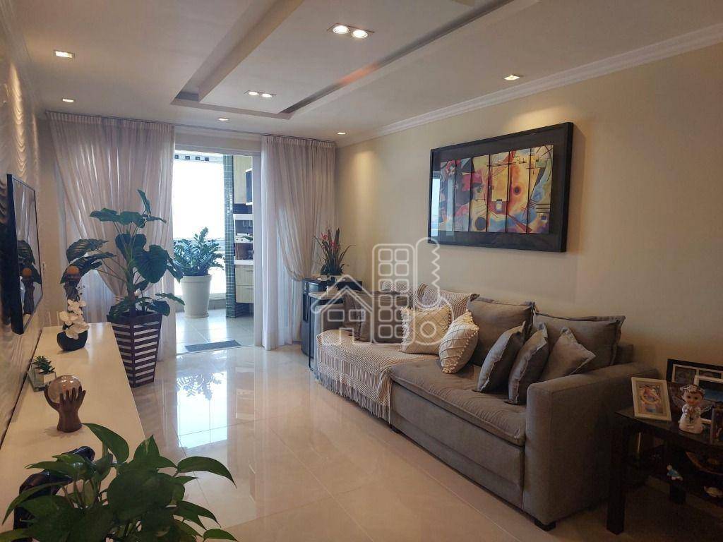 Apartamento com 4 dormitórios à venda, 176 m² por R$ 2.650.000,00 - Piratininga - Niterói/RJ