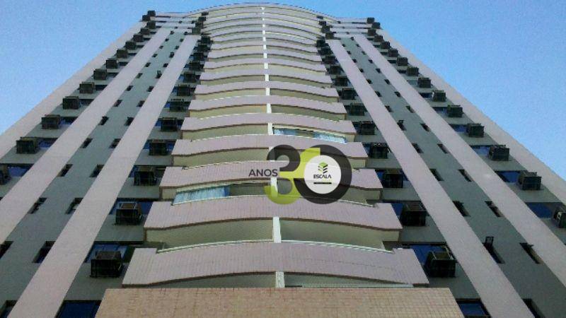 Apartamento com 4 dormitórios para alugar, 123 m² por R$ 3.908,83/mês - Cocó - Fortaleza/CE