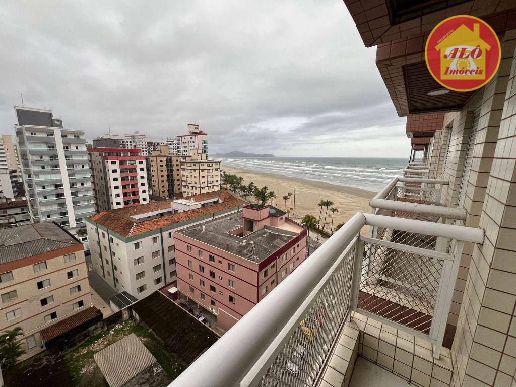 Apartamento vista mar com 2 quartos à venda, 66 m² por R$ 385.000 - Vila Assunção - Praia Grande/SP