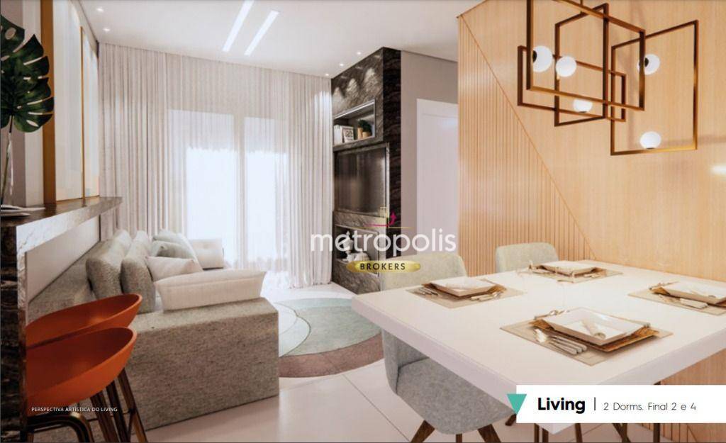 Apartamento com 2 dormitórios à venda, 55 m² por R$ 437.000,00 - Baeta Neves - São Bernardo do Campo/SP