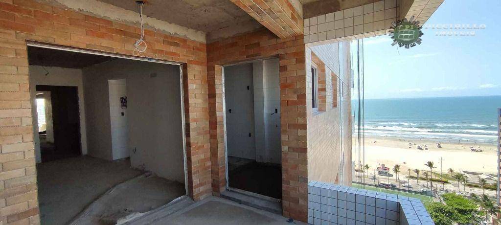 Apartamento com vista para o mar 2 dormitórios à venda por R$ 443.000 - Aviação - Praia Grande/SP