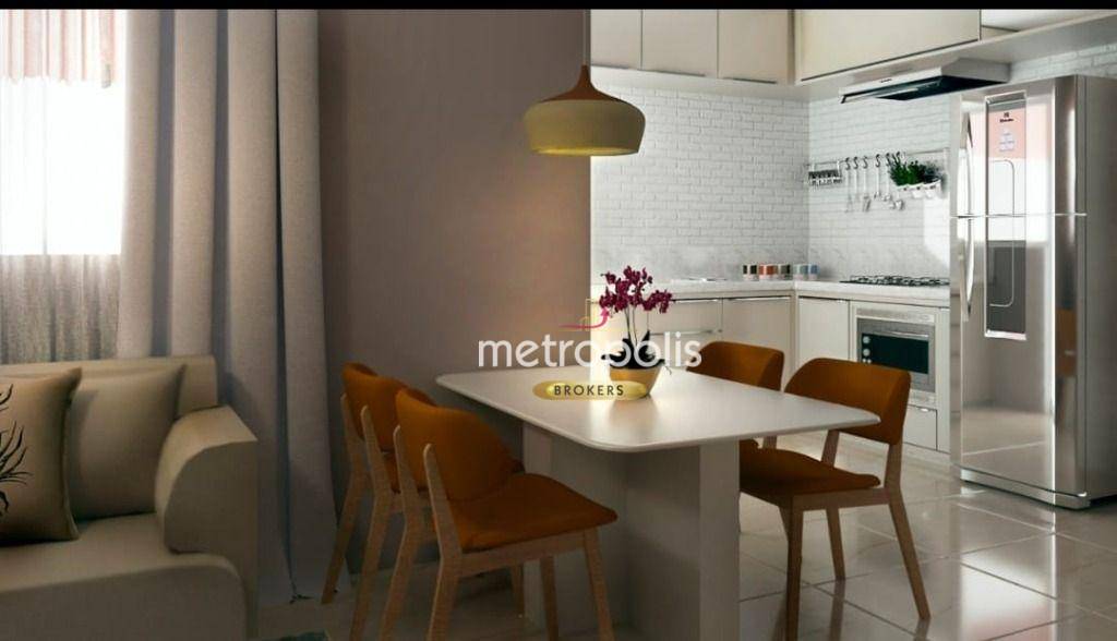 Apartamento à venda, 53 m² por R$ 340.000,00 - Vila Pinheirinho - Santo André/SP