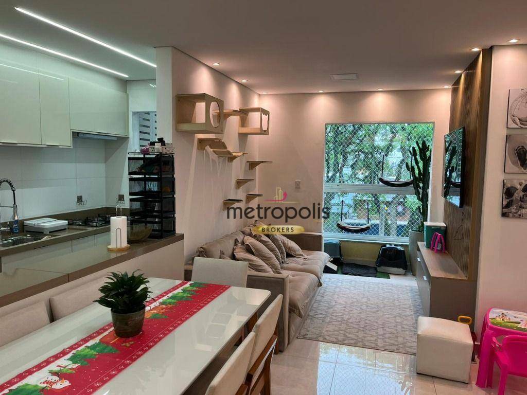 Apartamento com 3 dormitórios à venda, 75 m² por R$ 545.000,00 - Campestre - Santo André/SP