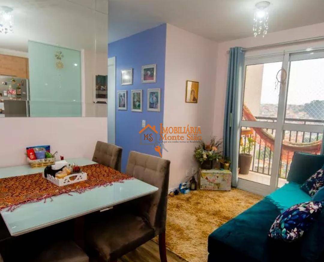 Apartamento com 3 dormitórios à venda, 60 m² por R$ 405.000,00 - Jardim Las Vegas - Guarulhos/SP