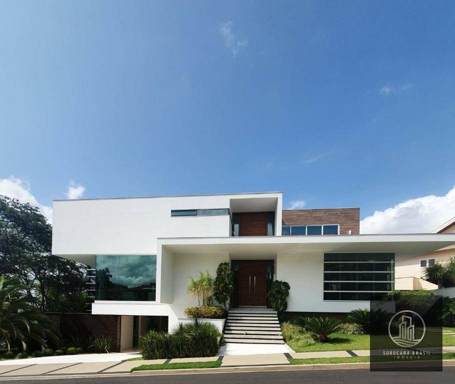 ESPETACULAR Sobrado com 5 dormitórios à venda, 1500 m² por R$ 16.000.000 - Condomínio Ângelo Vial - Sorocaba/SP, PRÓXIMO AO SHOPPING IGUATEMI.