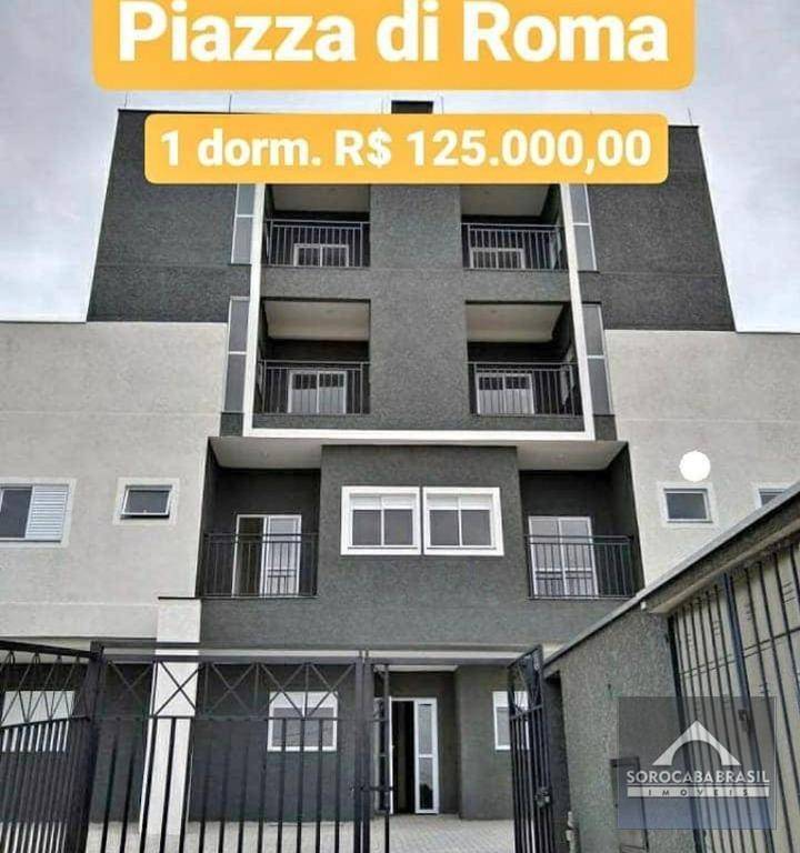 Apartamento com 1 dormitório à venda, 36 m² por R$ 125.000 - Jardim Piazza di Roma I - Sorocaba/SP