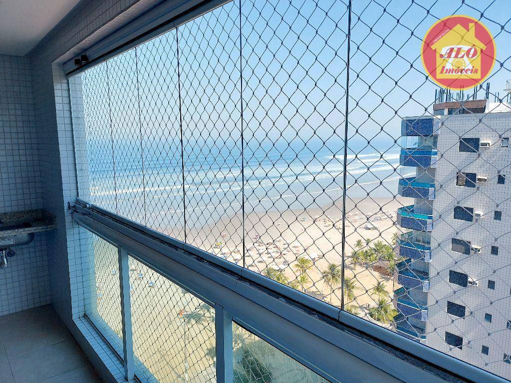 Apartamento vista mar com 3 quartos à venda, 134 m² por R$ 1.362,500 - Forte - Praia Grande/SP