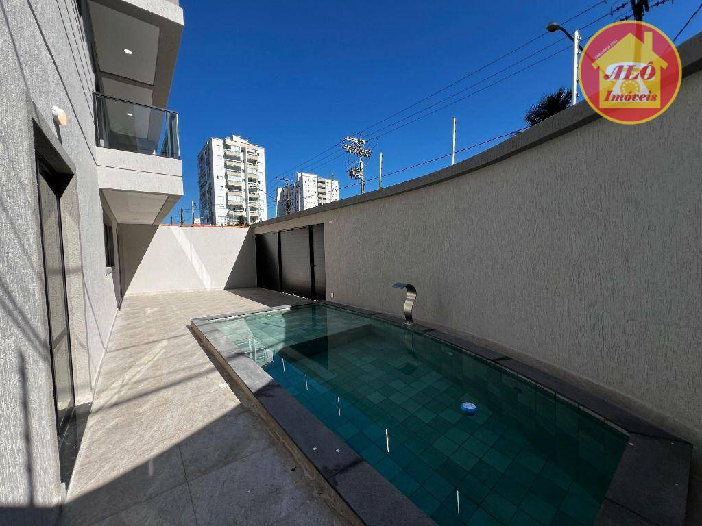 Sobrado com 3 quartos à venda por R$ 990.000 - Vila Guilhermina - Praia Grande/SP