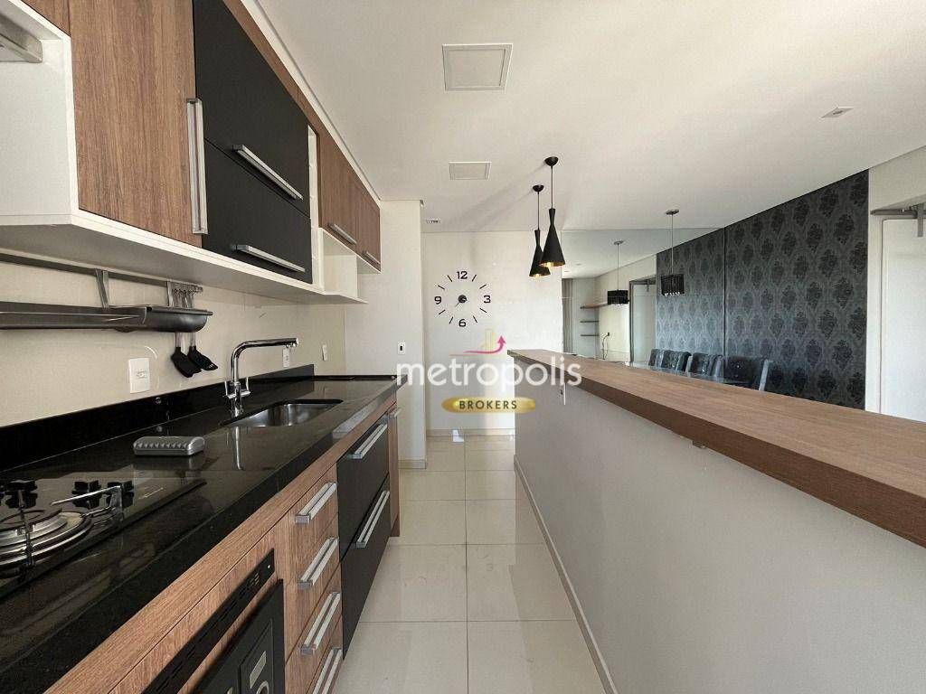 Apartamento com 2 dormitórios para alugar, 65 m² por R$ 4.005,83/mês - Centro - São Caetano do Sul/SP