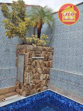 Casa à venda com piscina por R$ 440.000 - Solemar - Praia Grande/SP