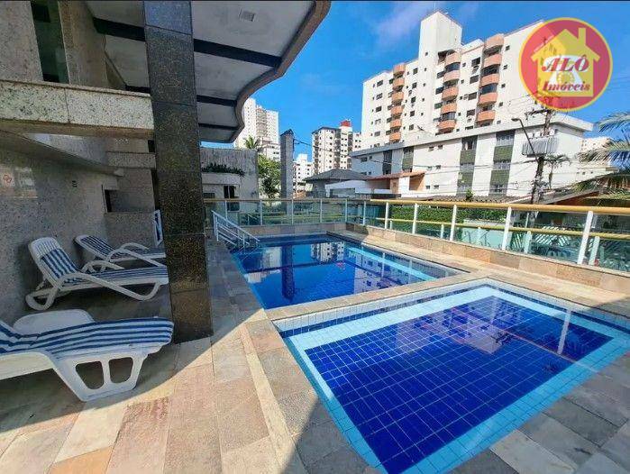 Apartamento com 3 quartos - 200 metros da praia - à venda, 114 m² por R$ 820.000 - Aviação - Praia Grande/SP
