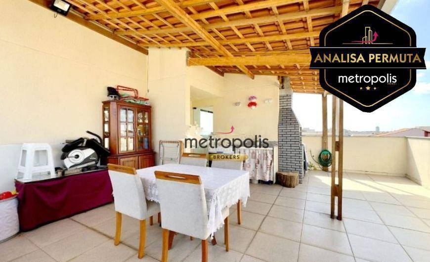 Cobertura com 2 dormitórios à venda, 98 m² por R$ 420.000,00 - Vila Camilópolis - Santo André/SP