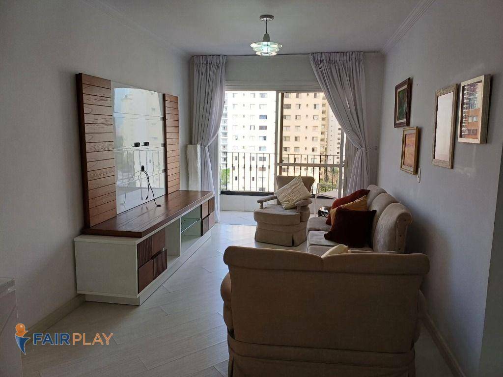 Apartamento com 2 dormitórios para alugar, 75 m² por R$ 4.722,00/mês - Campo Belo - São Paulo/SP