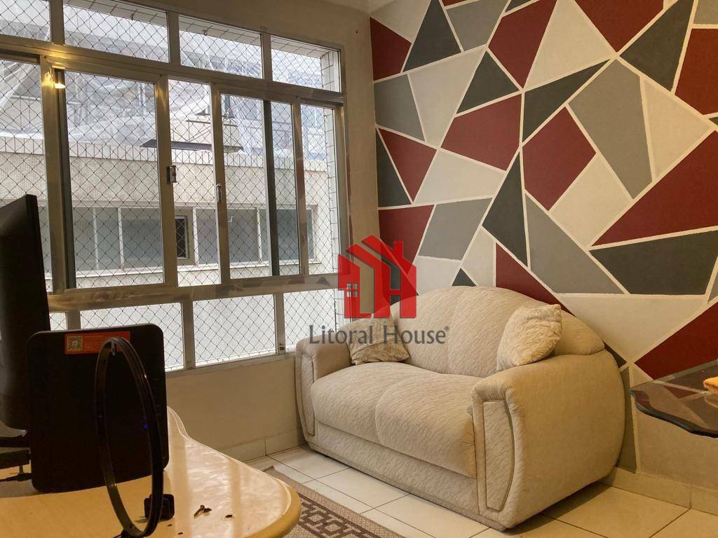 Apartamento com 2 dormitórios à venda, 65 m² por R$ 350.000,00 - Aparecida - Santos/SP