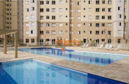 Apartamento com 2 dormitórios à venda, 45 m² por R$ 260.000,00 - Ponte Grande - Guarulhos/SP