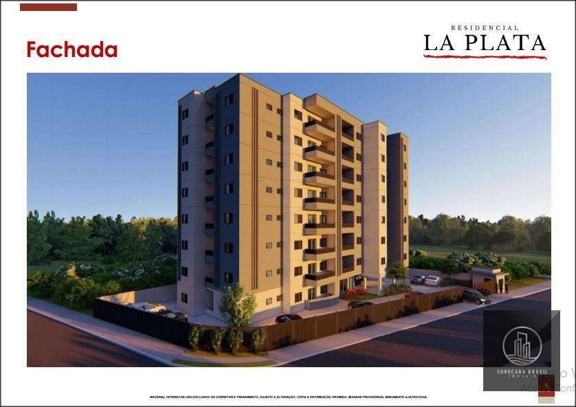 Apartamento com 2 dormitórios à venda, 70 m² por R$ 209.900 - Residencial LA PLATA - Sorocaba/SP.