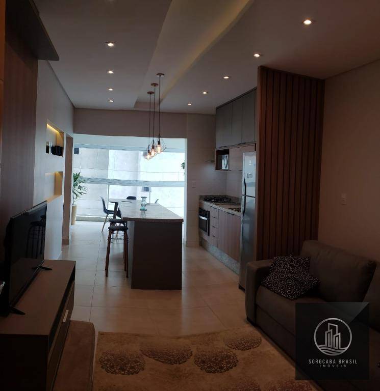Apartamento com 1 dormitório, 52 m² - venda por R$ 460.000 ou aluguel por R$ 2.600/mês - Condomínio Spettacolo Patriani - Sorocaba/SP