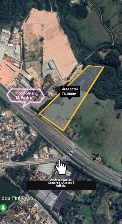 Área à venda, 76000 m² por R$ 10.150.000,00 - Guaxinduva - Atibaia/SP