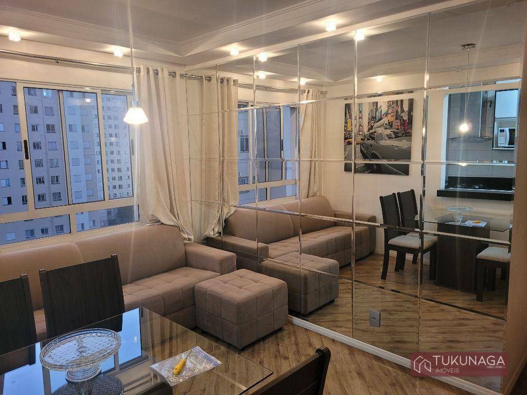 Apartamento com 2 dormitórios para alugar, 45 m² por R$ 2.201,37/mês - Ponte Grande - Guarulhos/SP