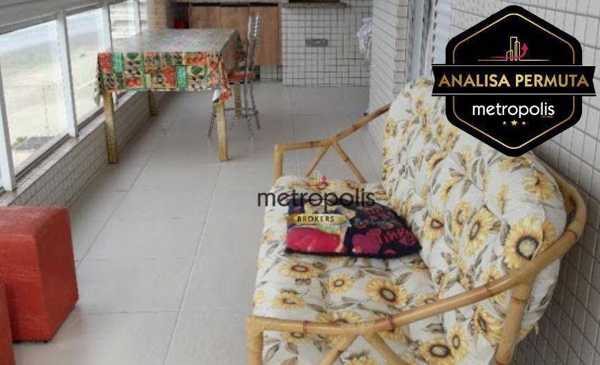 Apartamento com 3 dormitórios à venda, 131 m² por R$ 825.000,00 - Aviação - Praia Grande/SP