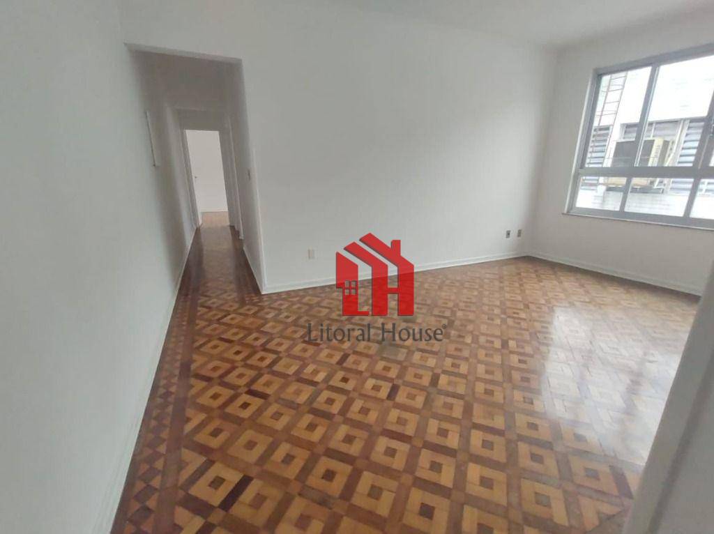 Apartamento com 2 dormitórios para alugar, 120 m² por R$ 3.583,58/mês - Boqueirão - Santos/SP