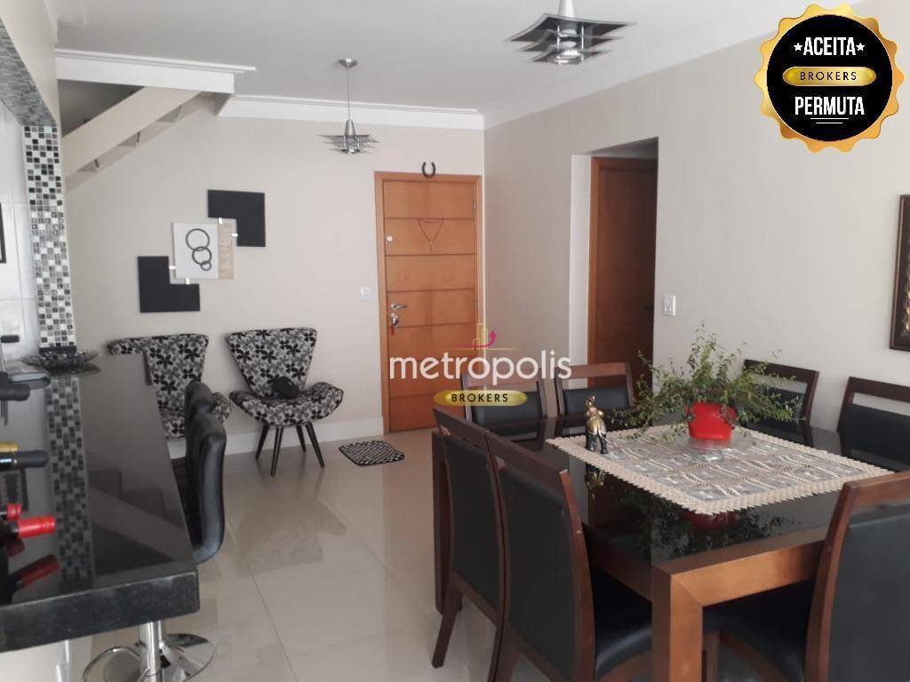 Apartamento Duplex à venda, 120 m² por R$ 830.000,00 - Nova Gerti - São Caetano do Sul/SP