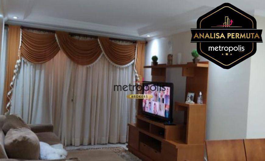 Apartamento com 3 dormitórios à venda, 87 m² por R$ 490.000,00 - Vila Cecília Maria - Santo André/SP