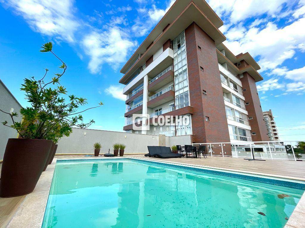 Apartamento alto padrão 130m² 3 quartos, 1 suíte 3 vagas de garagem, piscina à venda, Residencial Bellagio Centro - São José dos Pinhais