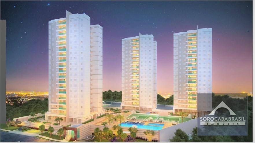 Apartamento com 3 dormitórios à venda, 97 m² por R$ 672.000,00 - Residencial Cannes - Sorocaba/SP