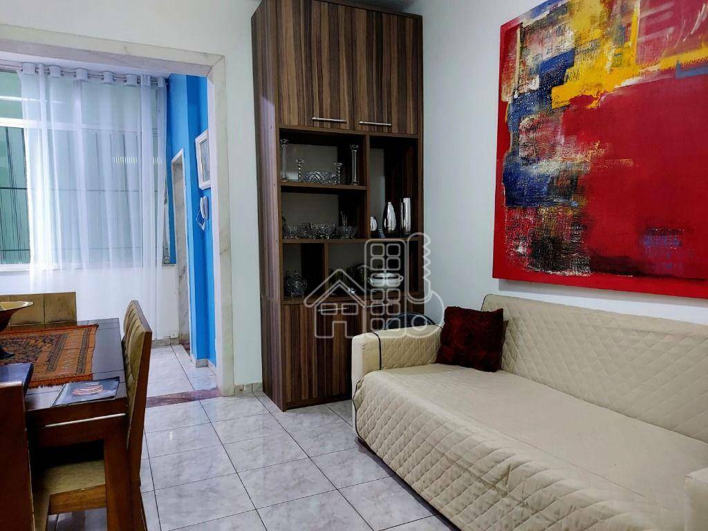 Apartamento com 1 quarto em Icaraí à venda, 60 m² por R$ 420.000 - Icaraí - Niterói/RJ