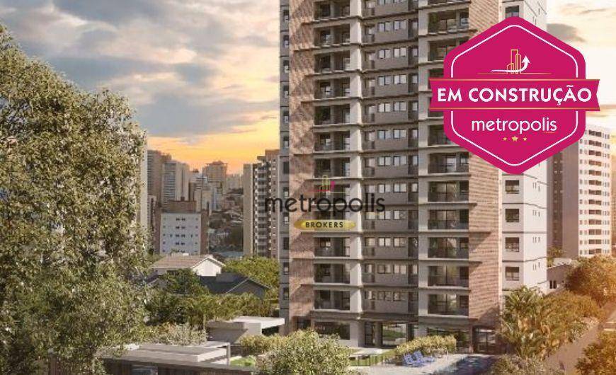 Apartamento com 3 dormitórios à venda, 89 m² por R$ 904.000,00 - Centro - São Caetano do Sul/SP