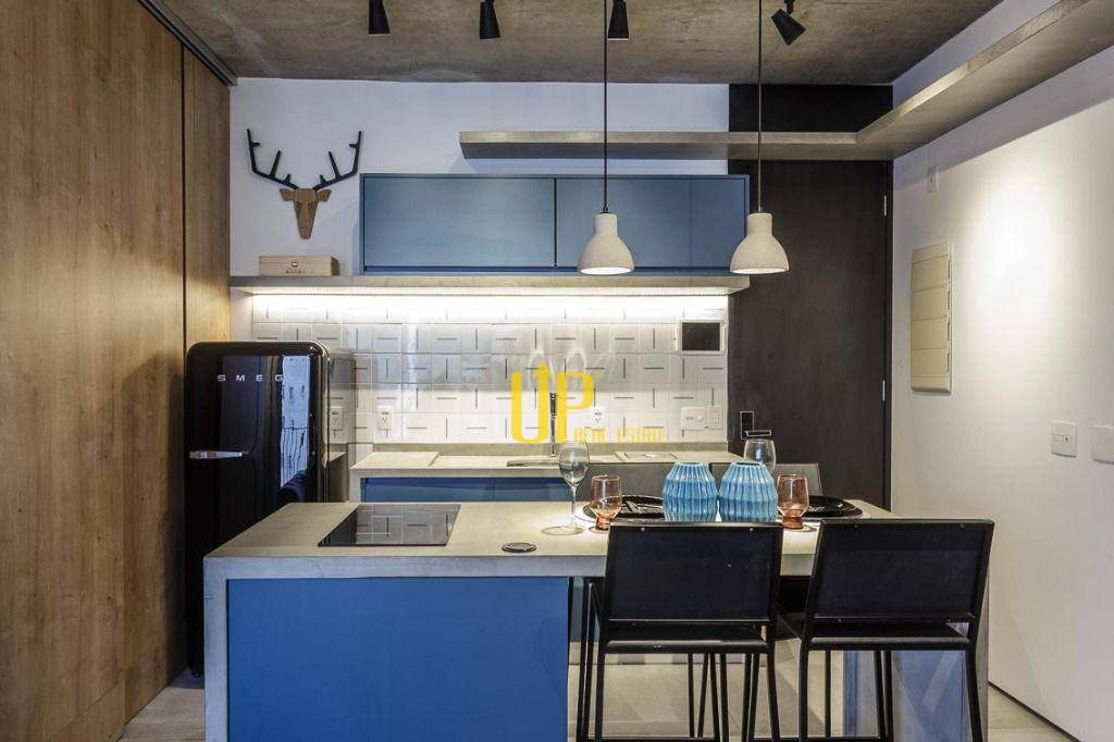 Apartamento com 1 dormitório para alugar, 44 m² por R$ 6.860,17/mês - Vila Mariana - São Paulo/SP