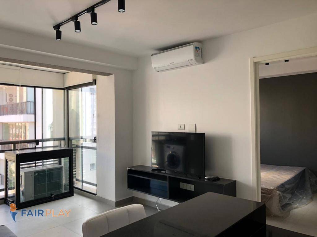 Apartamento com 1 dormitório para alugar, 38 m² por R$ 4.652,40/mês - Brooklin - São Paulo/SP