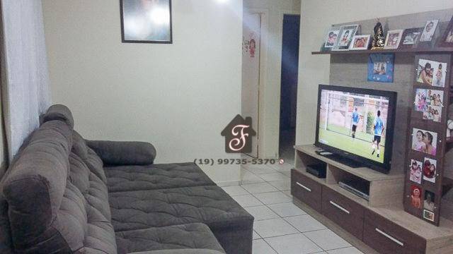 Apartamento com 3 dormitórios à venda, 59 m² por R$ 244.600,00 - Vila Industrial - Campinas/SP