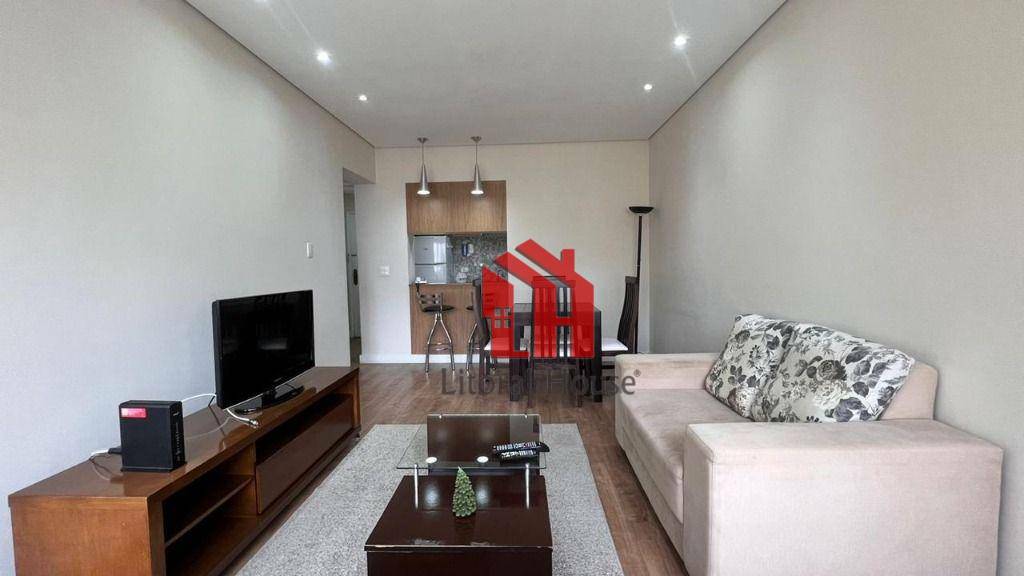 Flat com 2 dormitórios à venda, 62 m² por R$ 500.000,00 - Gonzaga - Santos/SP