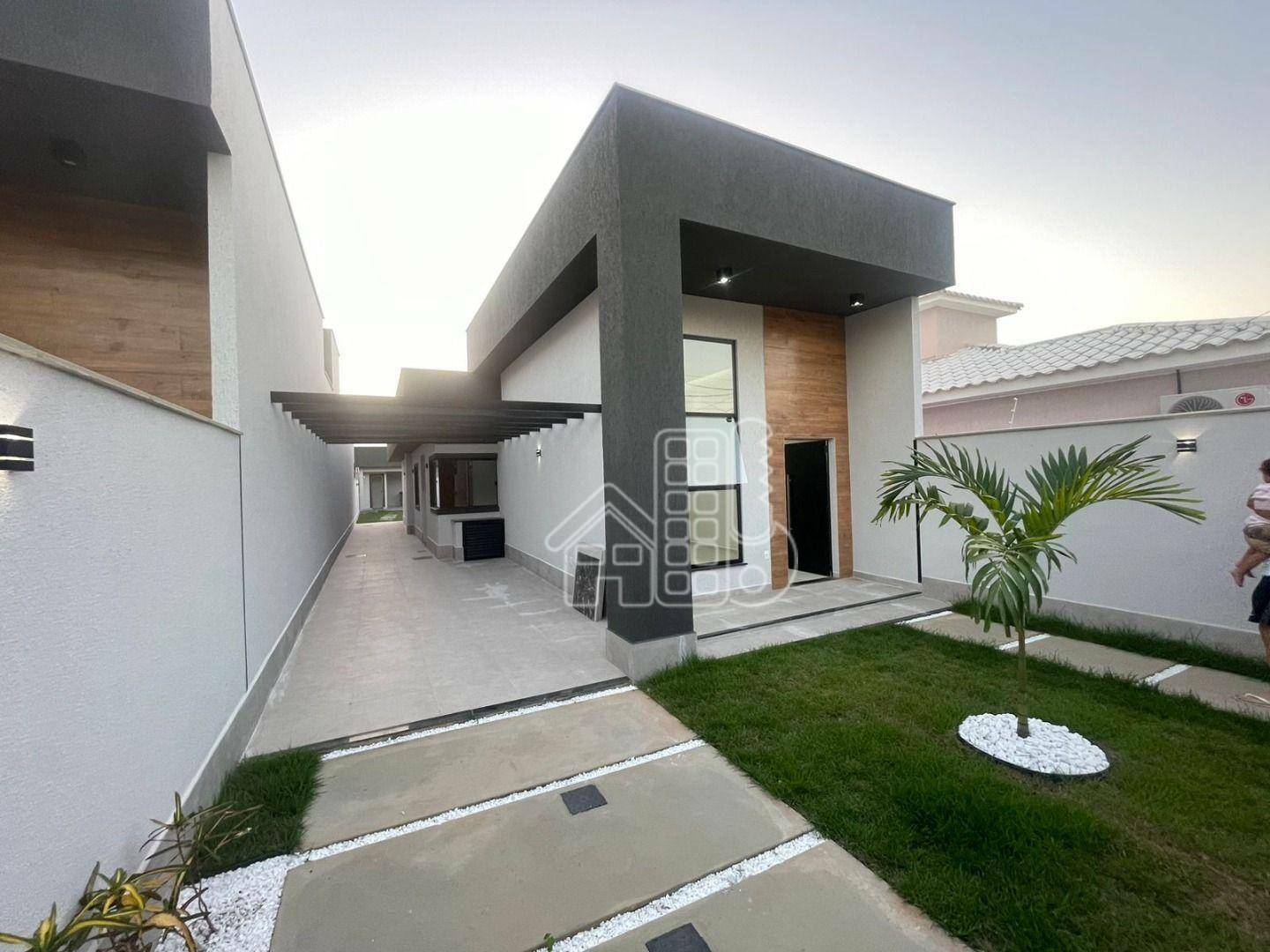 Casa com 3 dormitórios à venda, 128 m² por R$ 720.000,00 - Jardim Atlântico Oeste (Itaipuaçu) - Maricá/RJ