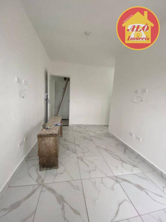 Apartamento com 2 dormitórios para alugar, 50 m² por R$ 1.100,00/mês - Balneário Esmeralda - Praia Grande/SP